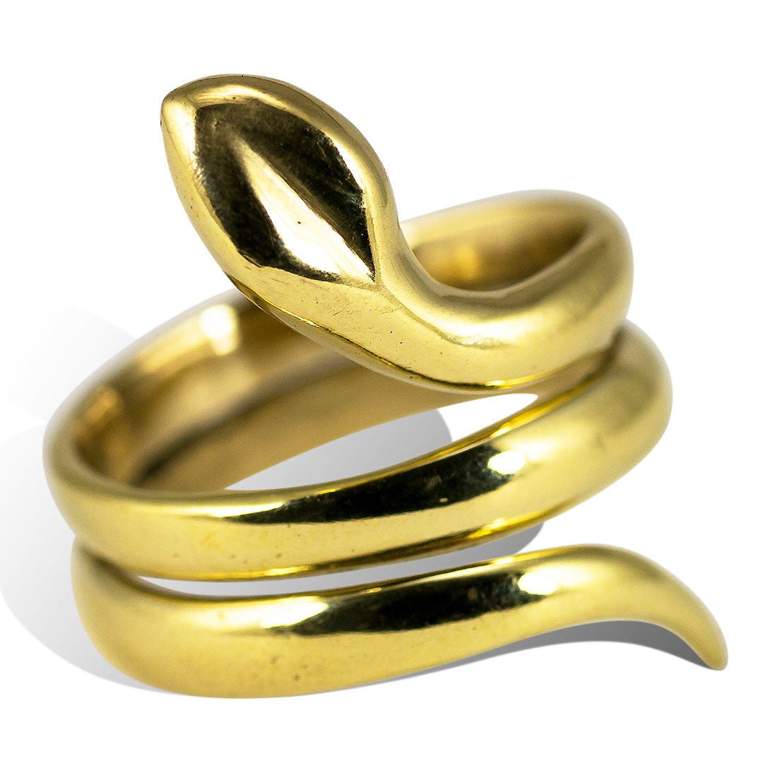Sweet Snake Ring - Brass - Tree Spirit Wellness