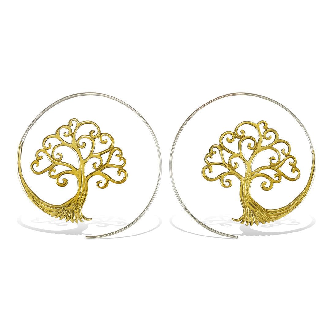 Tree of Life Spirals - Silver Posts - Tree Spirit Wellness