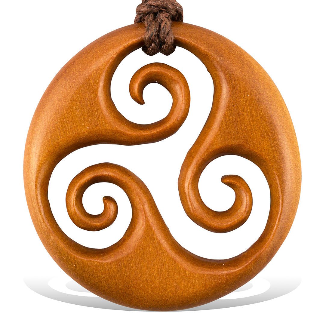 Trinity Wave - Tan Sabo Wood - Tree Spirit Wellness