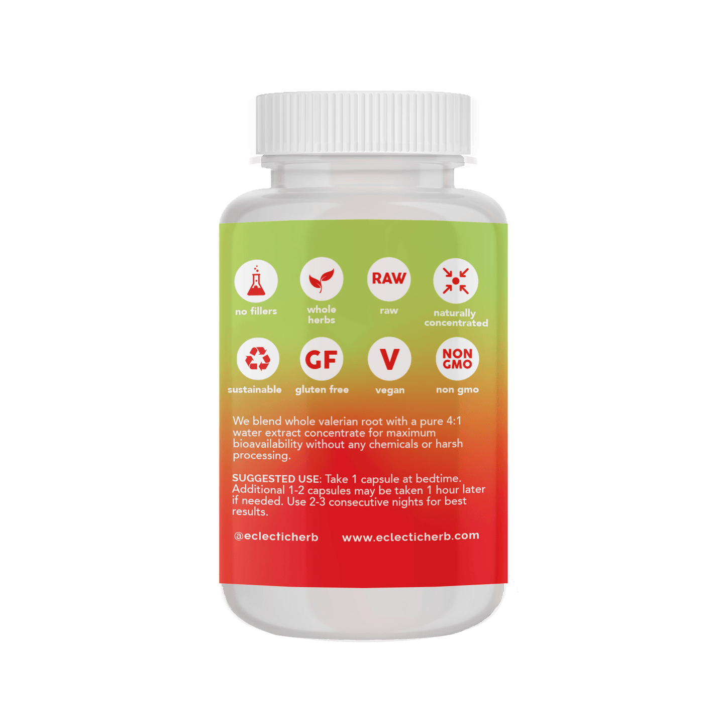 VALERIAN CAPSULES *PLASTIC BOTTLE* - Tree Spirit Wellness
