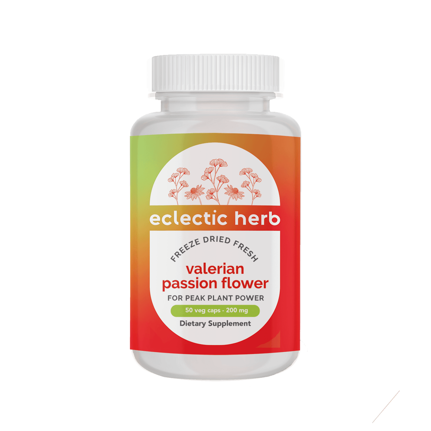 VALERIAN- PASSION FLOWER CAPSULES *PLASTIC BOTTLE* - Tree Spirit Wellness