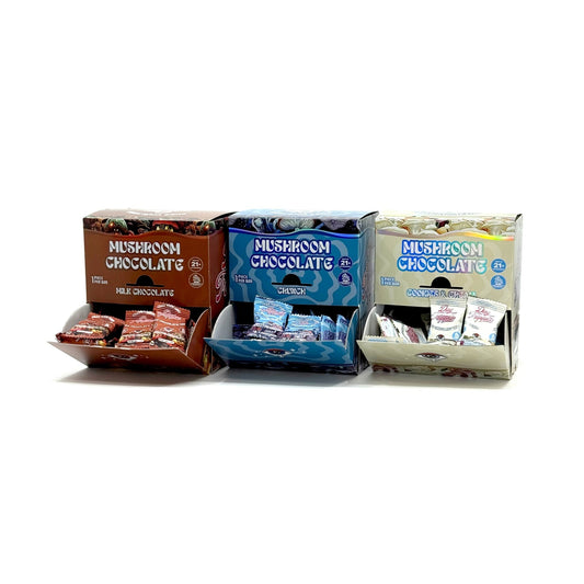 1 Piece Artisan Chocolate Bar (Gravity Fed Display) - 30 Bars/Case - Tree Spirit Wellness