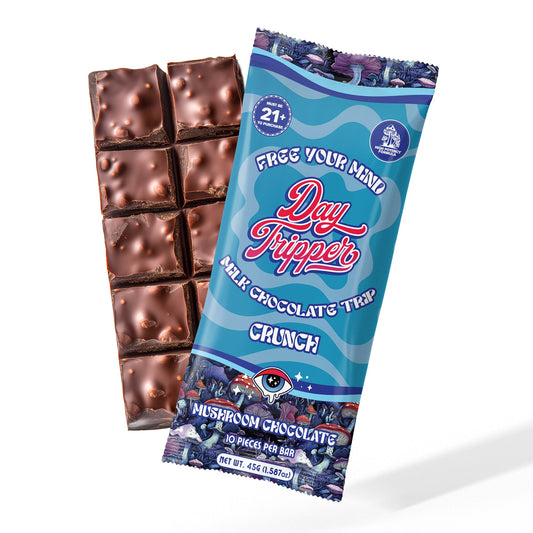 10 Piece Crunch - Milk Chocolate Bar - 10 Bars/Case - Tree Spirit Wellness