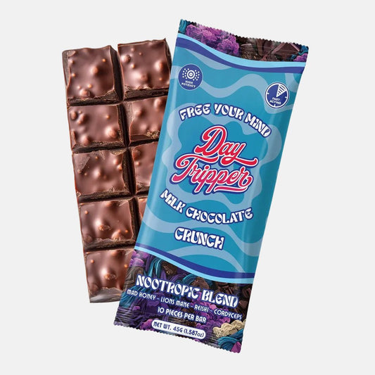 10 Piece Crunch 👁️Milk Chocolate Bar - Tree Spirit Wellness