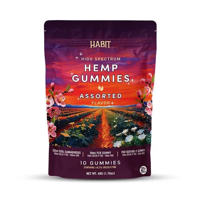 10mg Delta 9 + 10mg CBD Gummies – Assorted Flavors - Tree Spirit Wellness