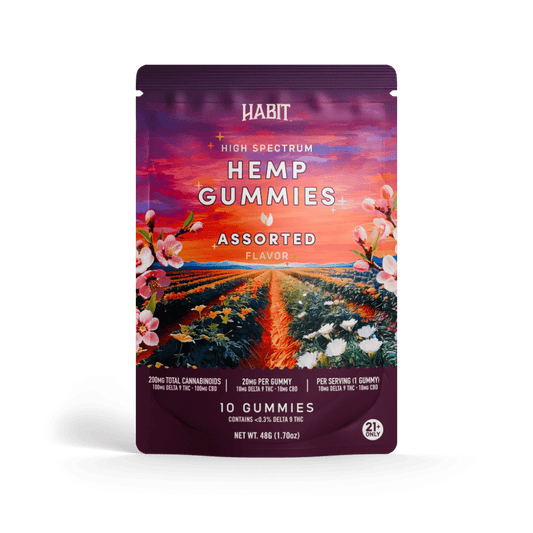 10mg Delta 9 + 10mg CBD Gummies – Assorted Flavors - Tree Spirit Wellness