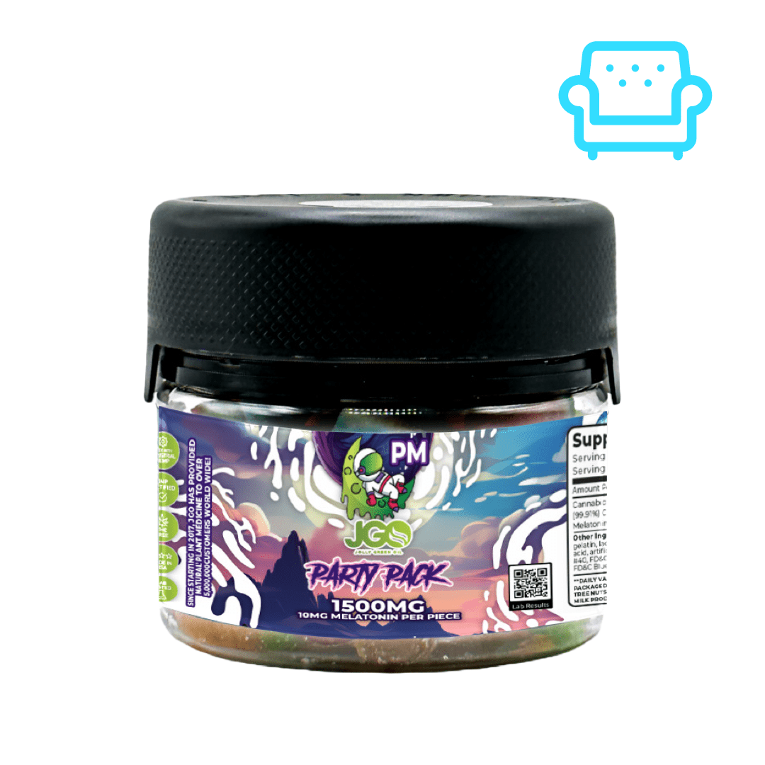 CBD Isolate Gummies - Party Pack PM With Melatonin - Tree Spirit Wellness