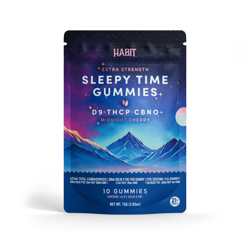 20mg D9+2.5mg THCP + 20mg CBNO - GUMMIES Midnight Cherry - Tree Spirit Wellness