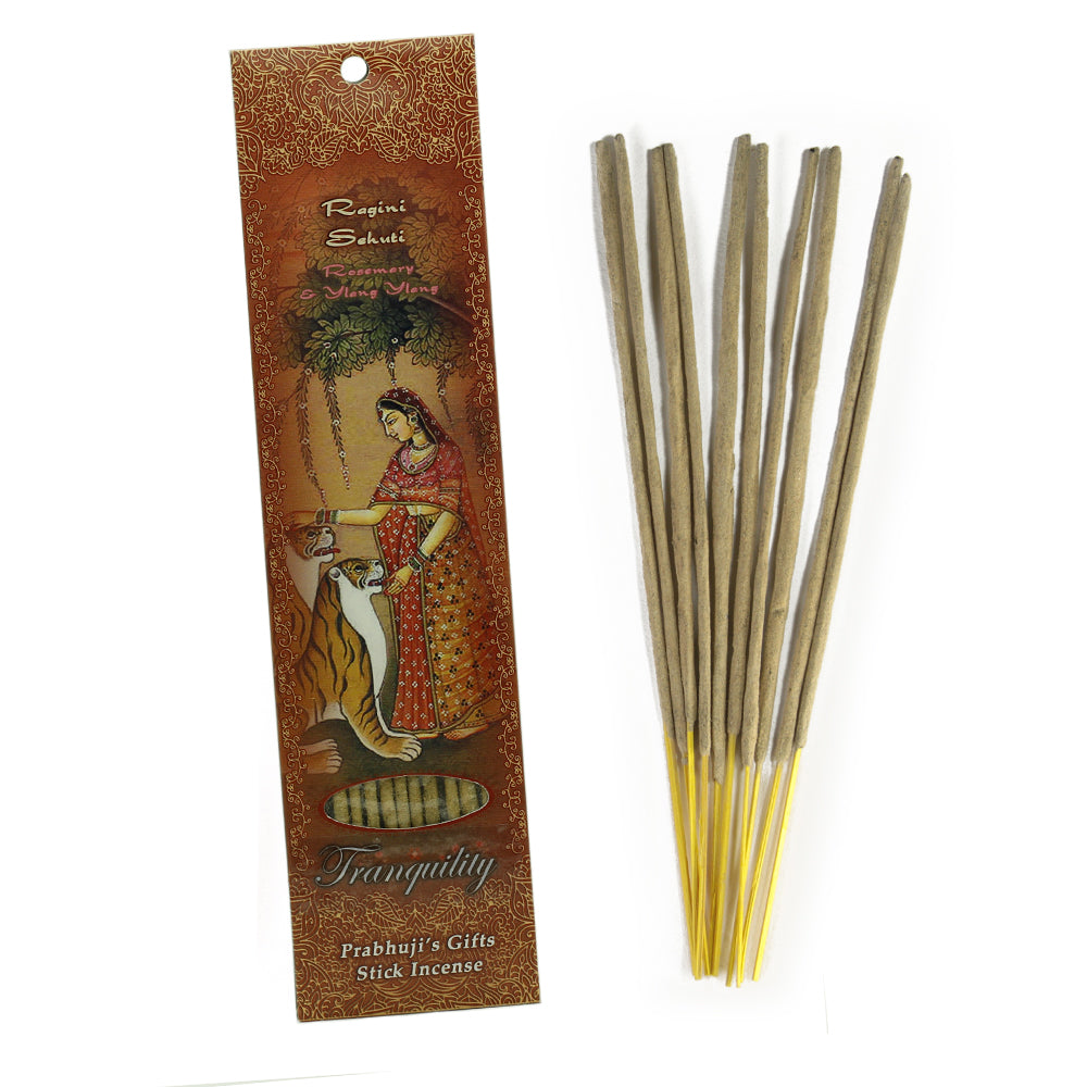 Incense Sticks Ragini Sehuti - Rosemary and Ylang Ylang - Tranquility - Wholesale and Retail Prabhuji's Gifts 