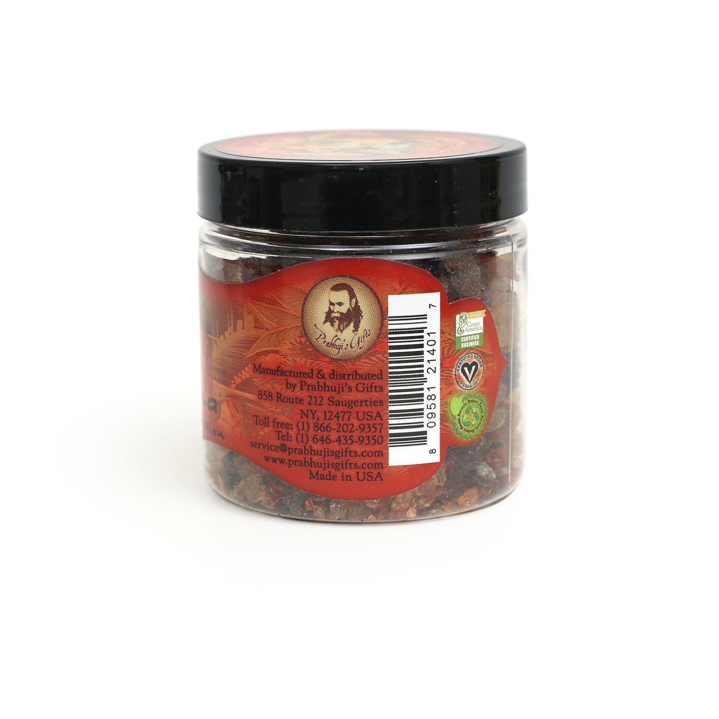 Prabhuji Resin Incense Kama - Love and Attraction - 2.4oz jar