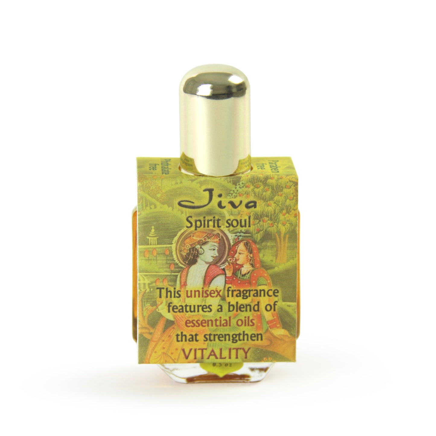 Prabhuji Attar Oil Jiva for Vitality - 0.5 oz - Unisex