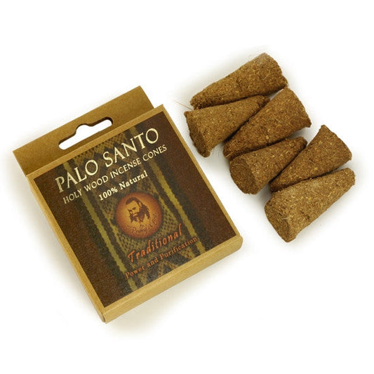 Palo Santo Traditional -  Power & Purification -  6 Incense Cones - Wholesale and Retail Prabhuji's Gifts 