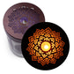 Soy Candle for Chakra Meditation Scented with Essential Oils | Crown Chakra Sahasrara | Lotus Flower | Enlightenment - 10.5oz - Wholesale and Retail Prabhuji's Gifts 