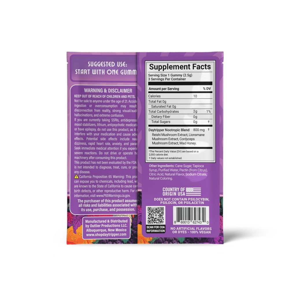3ct Snozzberry Mushroom Gummies Case of 30 - Tree Spirit Wellness