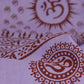 Prabhuji's Gifts - Meditation Yoga Prayer Shawl - Mantra Om - Purple Large