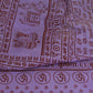 Prabhuji Meditation Yoga Prayer Shawl - Maha Mantra - Purple Large