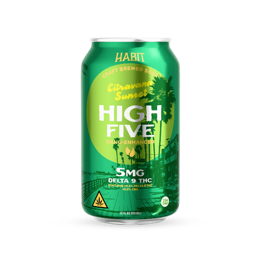 5Mg Delta 9 THC High Five Soda - 24pk - Tree Spirit Wellness