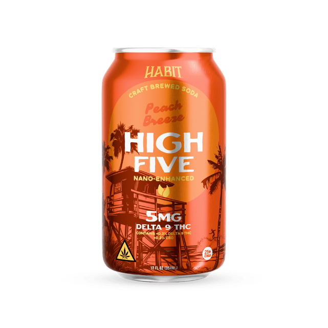 5Mg Delta 9 THC High Five Soda - 24pk - Tree Spirit Wellness