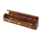 Prabhuji Incense Burner - Wooden Box with Storage - Elephant