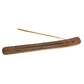 Incense Burner - Wooden Flat Carved Feather - Wholesale and Retail Prabhuji's Gifts 