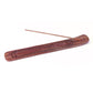 Incense Burner - Wooden Flat Carved Quatrefoil  - Prabhuji's Gifts wholesale and retail