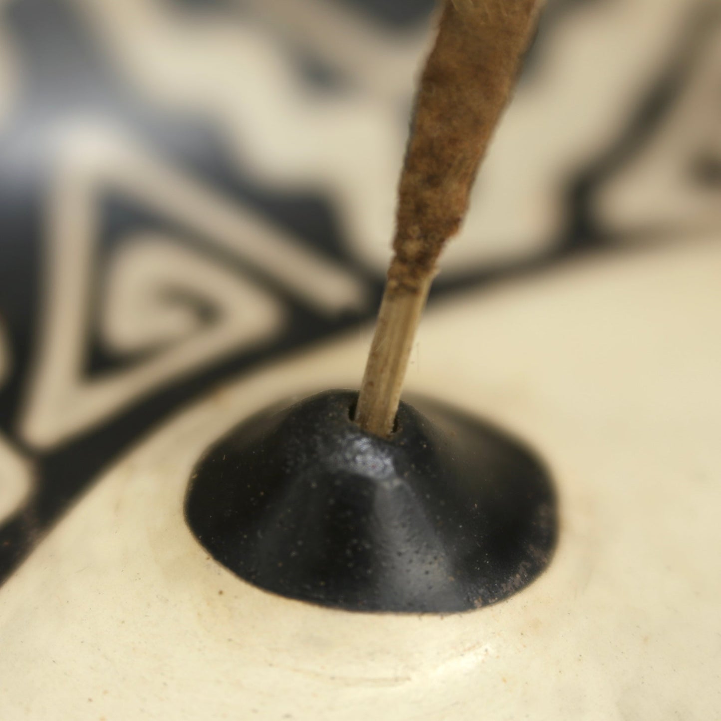 Prabhuji Incense Burner - Peruvian Ceramic Incense Burner for Stick Incense - 4.75"