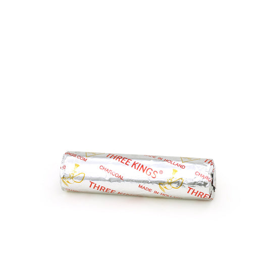 Prabhuji Three Kings Charcoal -  1 Roll of 10 Briquets