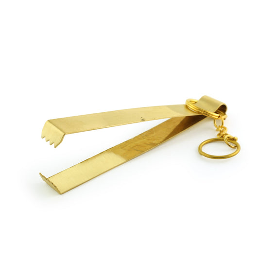 Prabhuji Brass Charcoal Tongs 5.5"