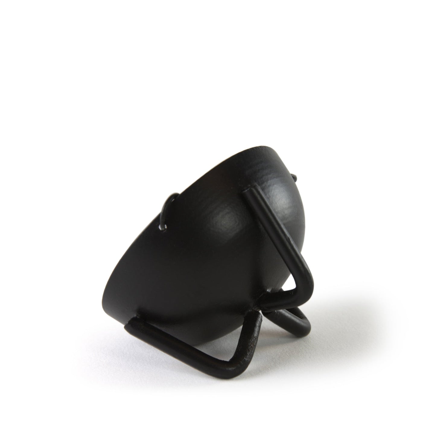 Prabhuji Burner - Hanging Black Cauldron Small