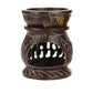 Oil Diffuser - Natural Soapstone Oil Burner Round Elephant 3.25" - Wholesale and Retail Prabhuji's Gifts 