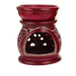 Oil Diffuser - Red Soapstone Oil Burner Carved 3.25" - Wholesale and Retail Prabhuji's Gifts 