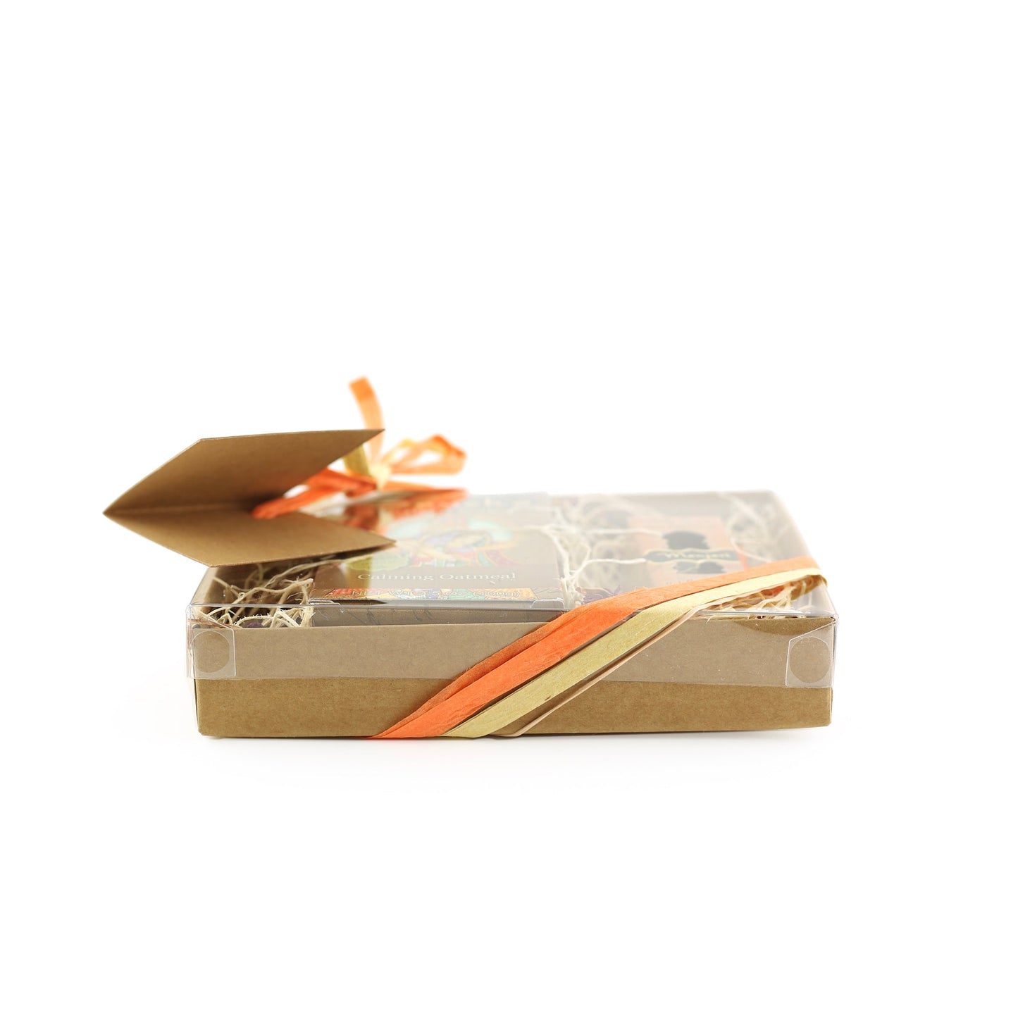 Prabhuji Gift Set - Saucha Bar Soap 'Calming Oatmeal' and Attar Oil 'Manjari' - with Greeting 'Your kindness is appreciated'