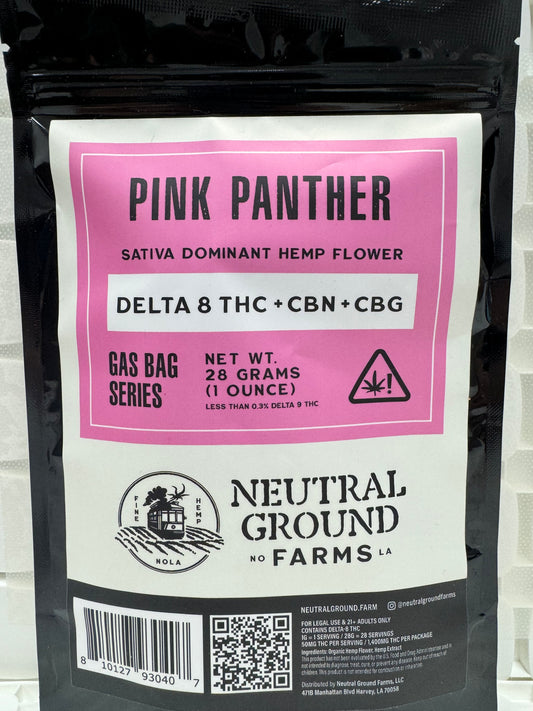 Pink Panther LOOSE Delta 8 THC flower (shake) 28gr (1oz)