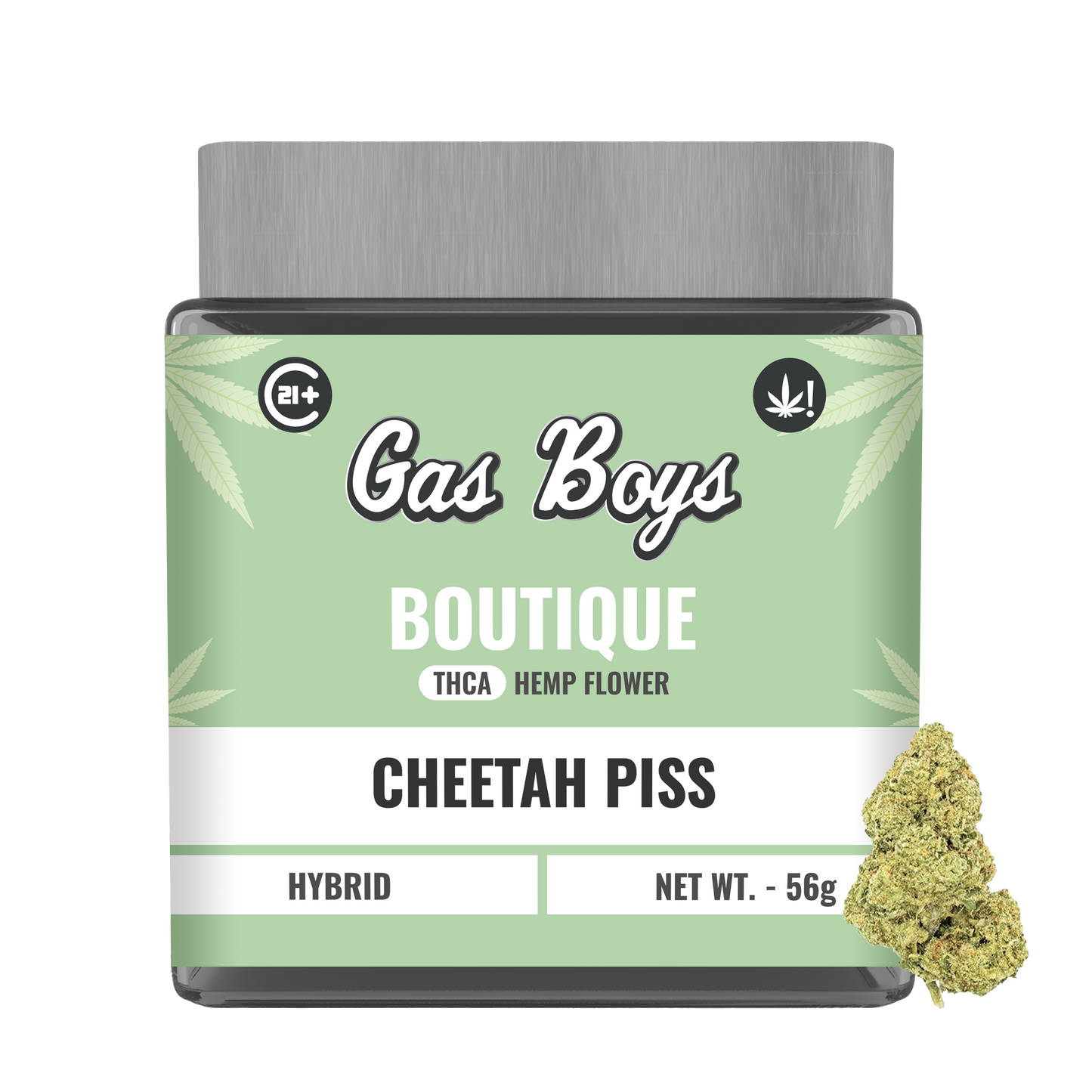 BOUTIQUE THCA FLOWER JAR - Cheetah Piss - Tree Spirit Wellness