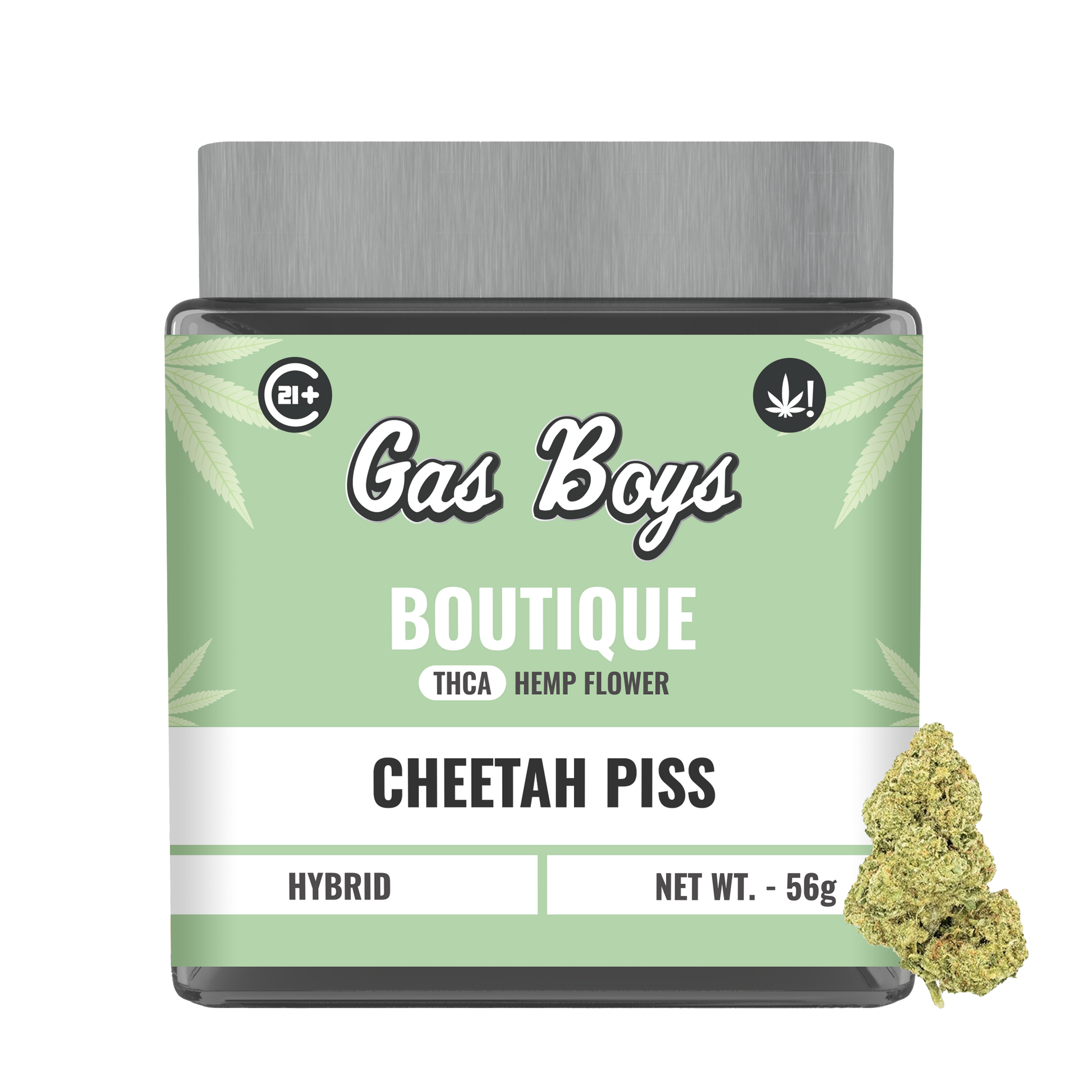 BOUTIQUE THCA FLOWER JAR - Cheetah Piss - Tree Spirit Wellness