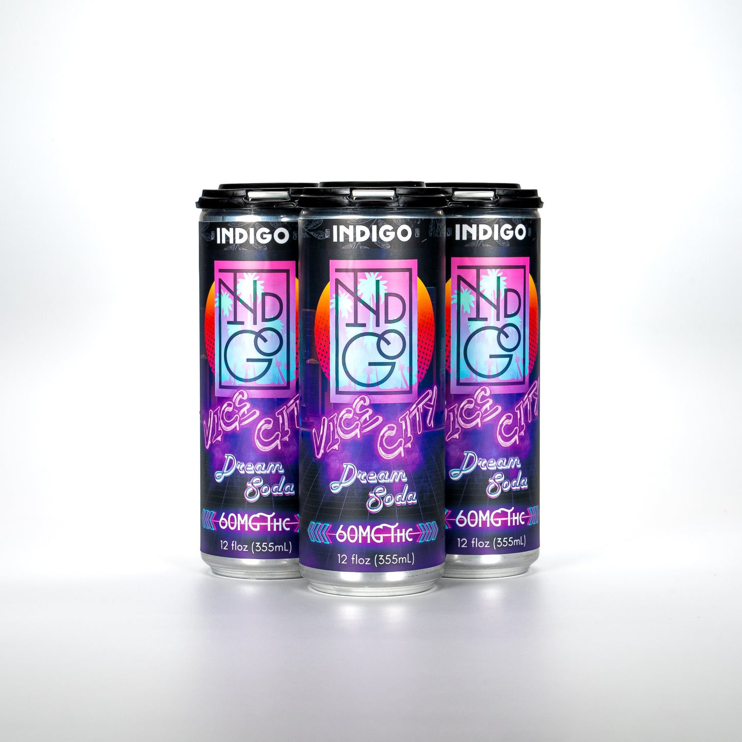 Vice City Cream Soda 60mg D9 Seltzer-Case of 24