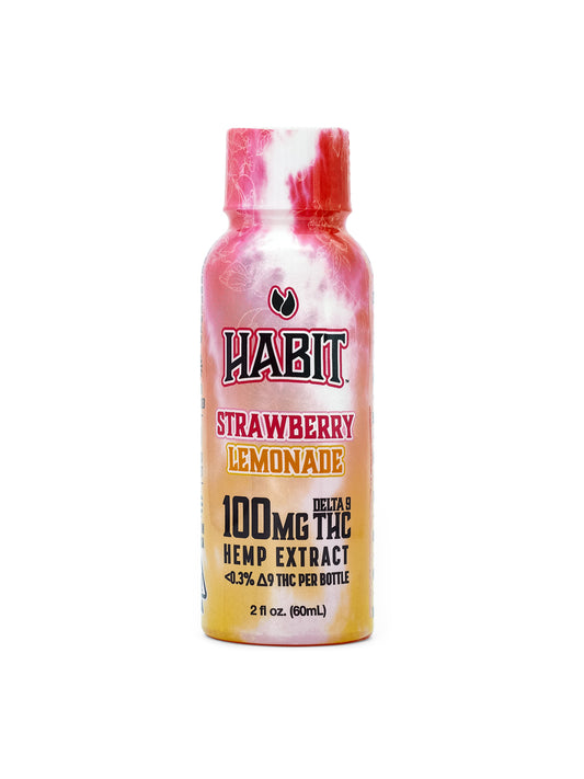 Delta 9 High Spectrum Hemp Shot –  100mg Strawberry Lemonade (Case of 12)