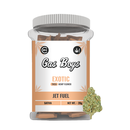 EXOTIC THCP FLOWER JUG - Jet Fuel - Sativa (28CT) - Tree Spirit Wellness