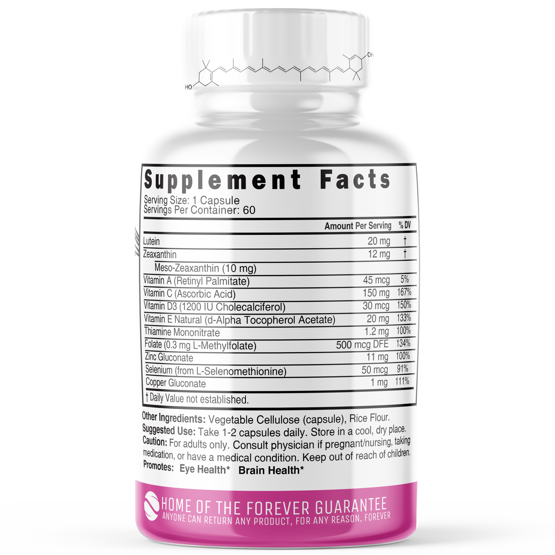 Lutein, Zeaxanthin & Meso-Zeaxanthin - 60ct - Tree Spirit Wellness
