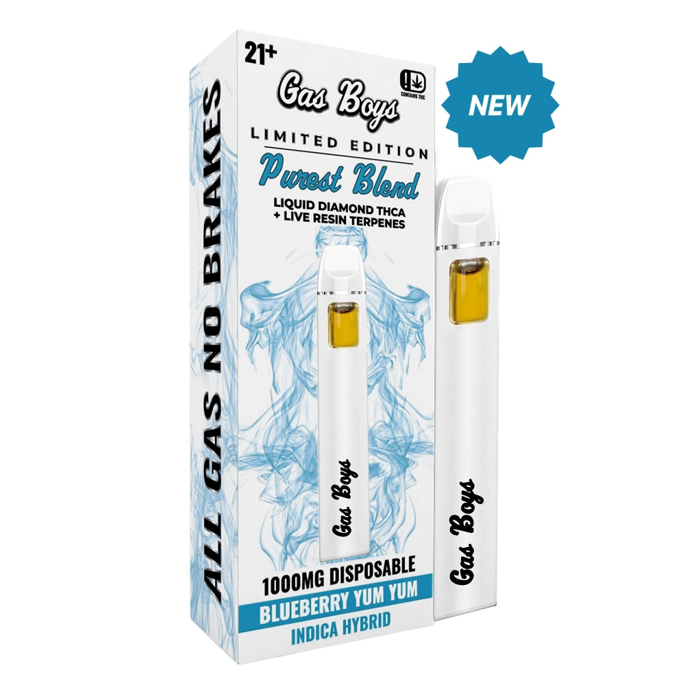 BLUEBERRY YUM YUM THCA Disposable Vape 1g Indica Hybrid