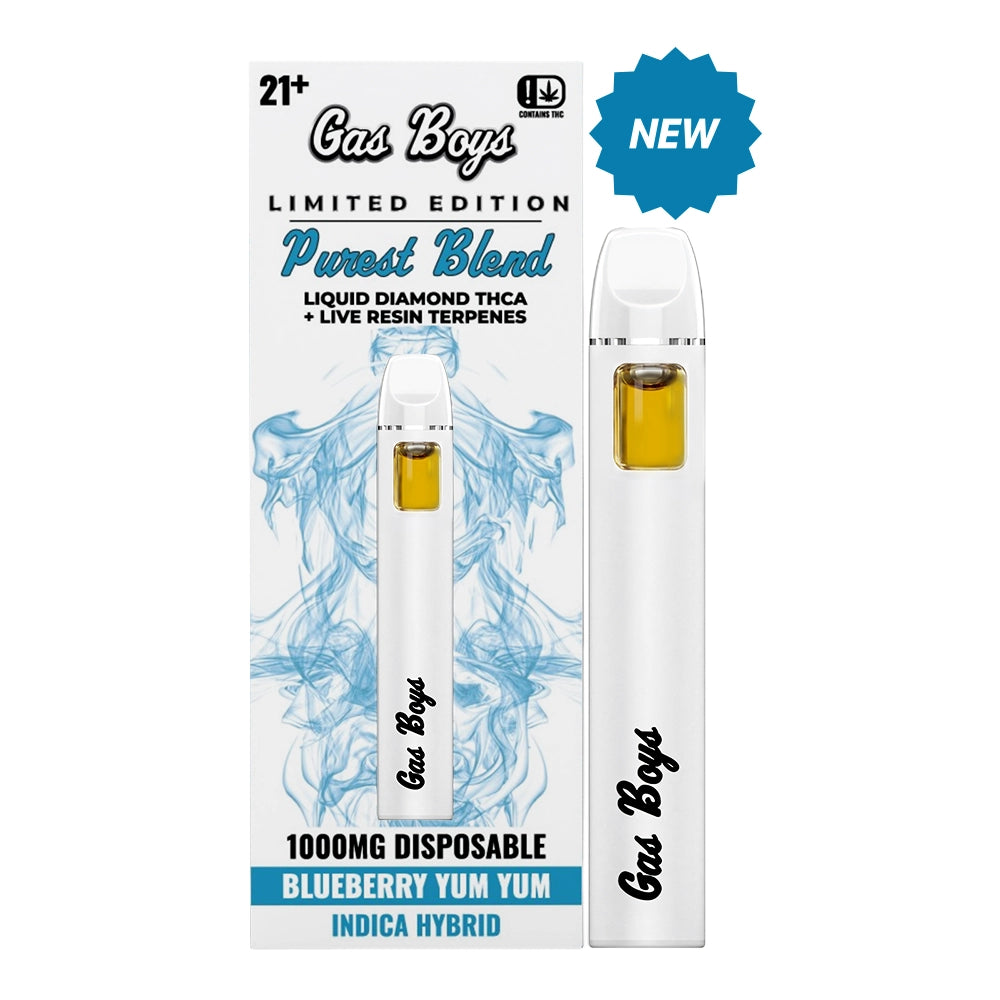BLUEBERRY YUM YUM THCA Disposable Vape 1g Indica Hybrid
