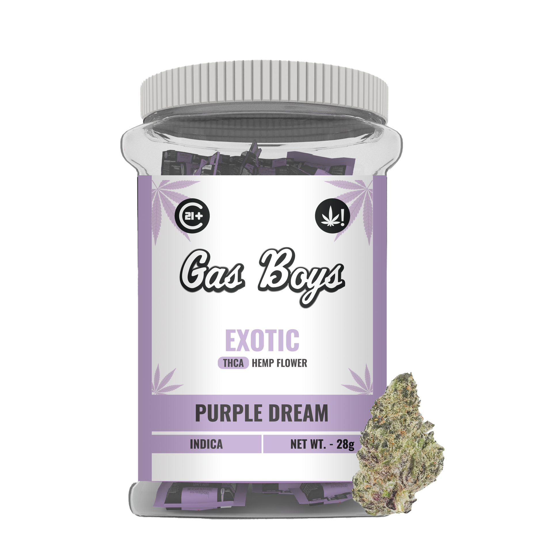 EXOTIC THCA FLOWER JUG - Purple Dream - Indica (28CT) - Tree Spirit Wellness