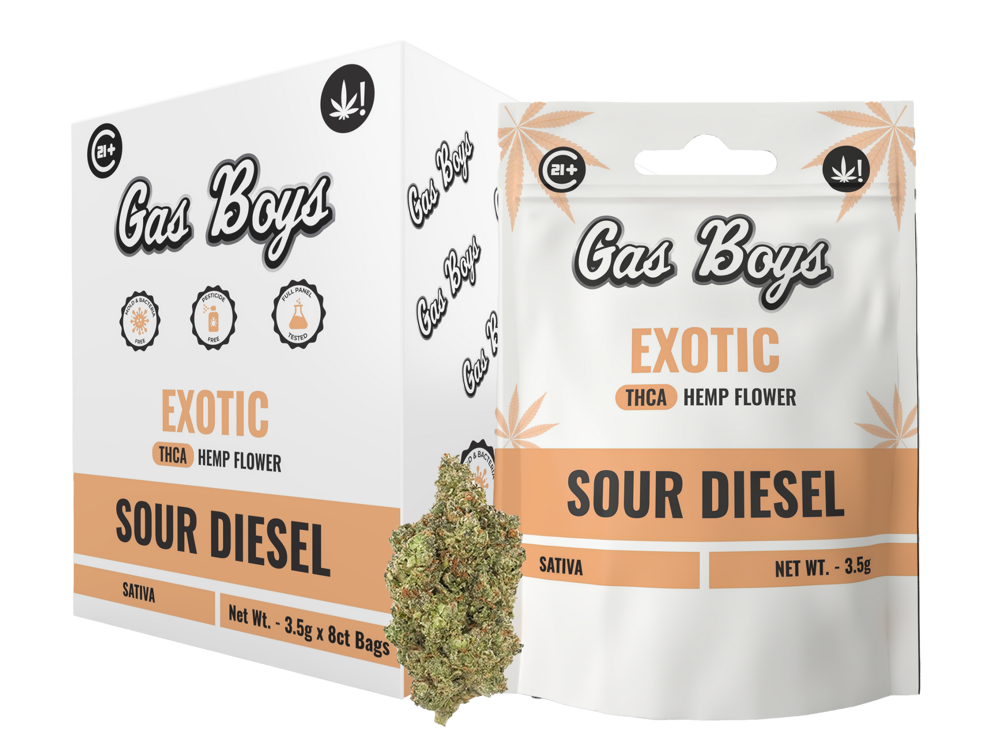 Sour Diesel EXOTIC THCA FLOWER - Sativa (8ct) - Tree Spirit Wellness