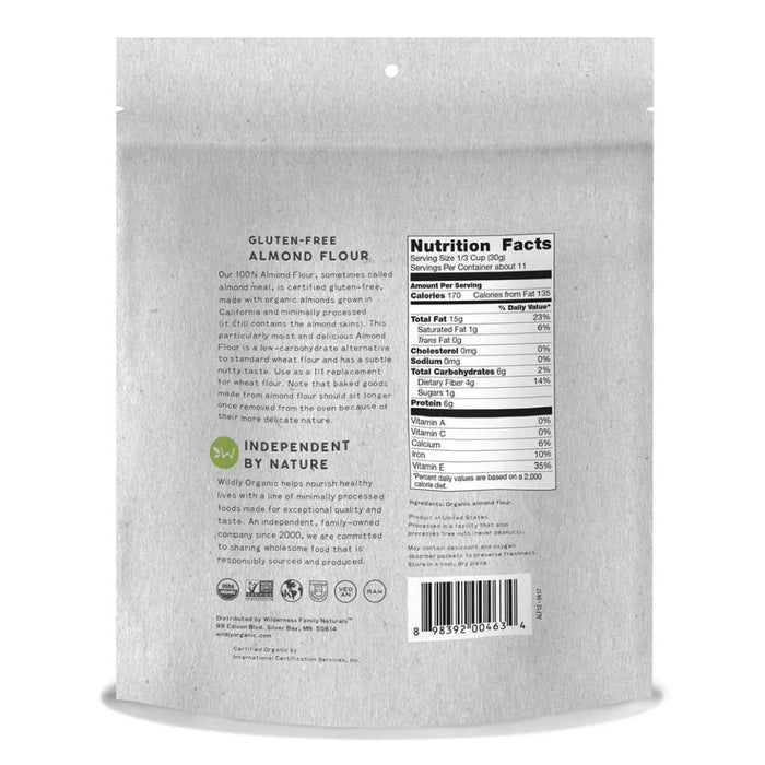 Almond Flour Certified Organic | 12 oz. - Tree Spirit Wellness