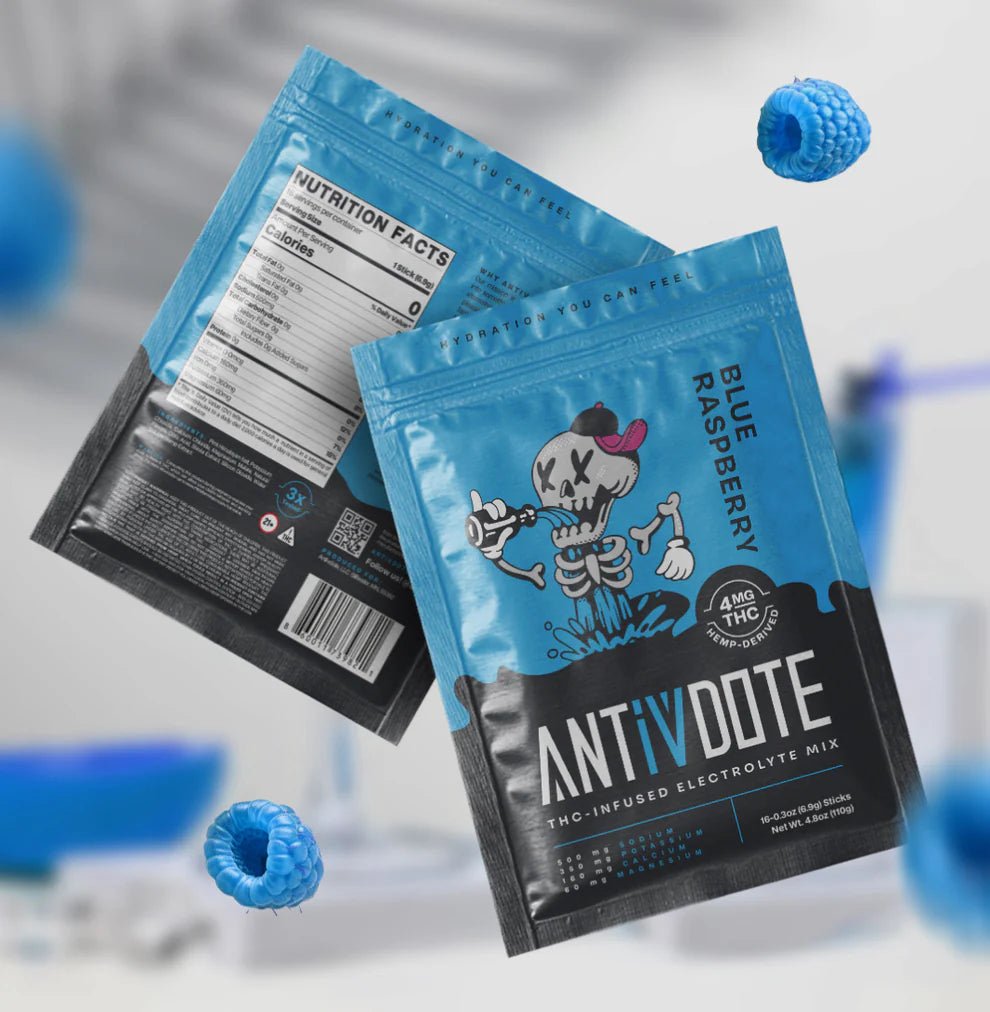 Antivdote Blue Raspberry 4mg - 50pk - Tree Spirit Wellness