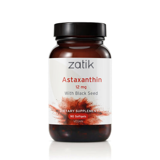 Astaxanthin 12 MG with Black Seed 90 Softgels - Tree Spirit Wellness