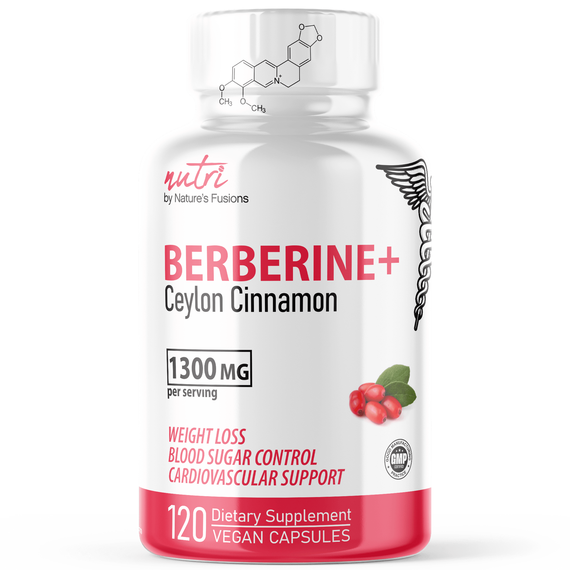 Berberine+ Supplement with Cinnamon Ceylon 1300mg - Tree Spirit Wellness