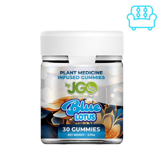 Blue Lotus 30pc Gummy Jar - Tree Spirit Wellness
