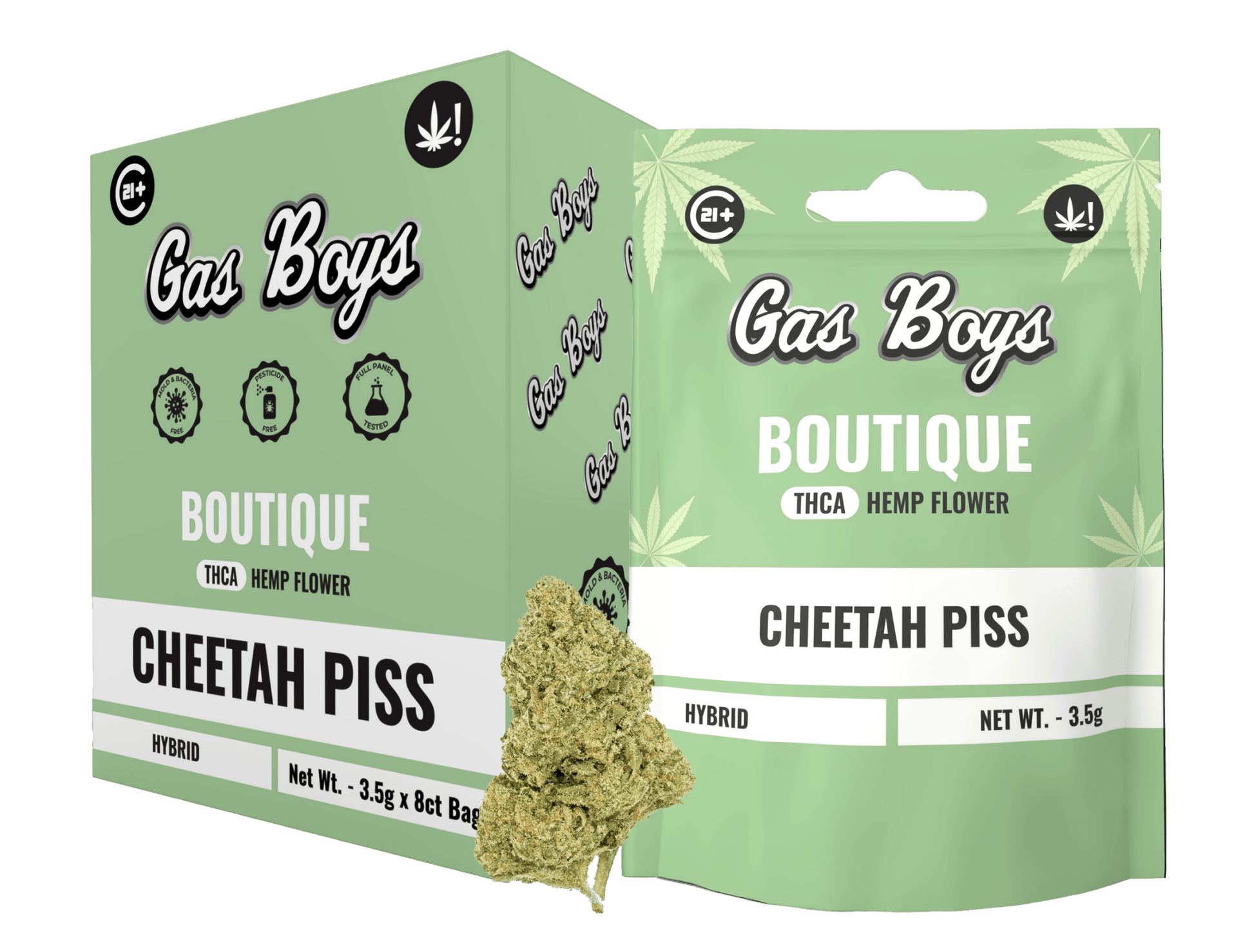 BOUTIQUE Cheetah Piss THCA FLOWER - Hybrid (8ct) - Tree Spirit Wellness