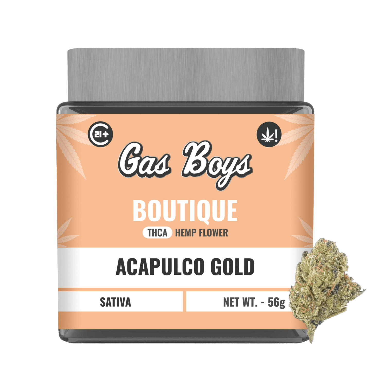 BOUTIQUE THCA FLOWER JAR - Acapulco Gold - Sativa - 2oz - Tree Spirit Wellness